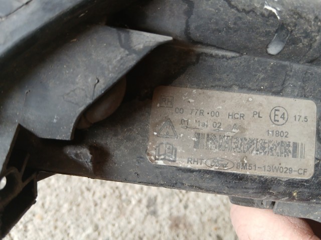 10023 Ford Focus 2008-2011 Jobb első Lámpa Fényszóró