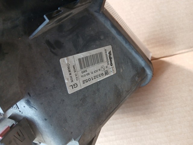 10014 Opel Meriva A 2003-2010 Bal első Lámpa Fényszóró Használt