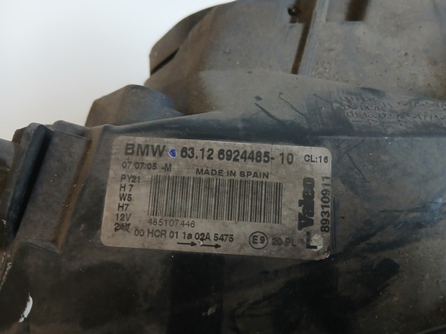 10095 BMW 1 (E87) 2004-2011 Bal első Lámpa Fényszóró