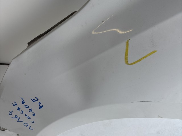 10164 Opel Corsa E Bal első Sárvédő Fehér Z40r