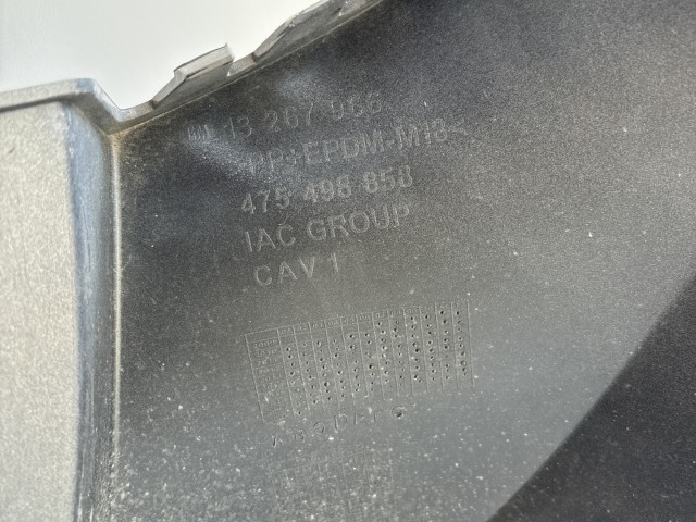 10183 Opel Meriva B 2010-2017 hátsó Lökhárító Szürke Z40w