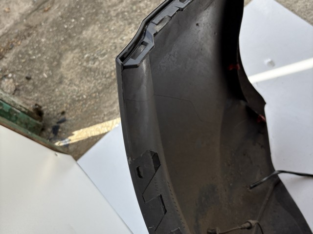 10184 Opel Meriva B 2010-2017 hátsó Lökhárító Fekete Z22c
