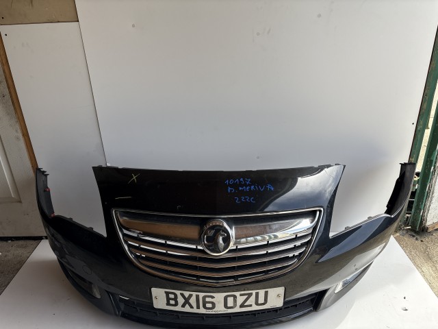 10197 Opel Meriva B 2014-2017 első Lökhárító Fekete Z22c facelift