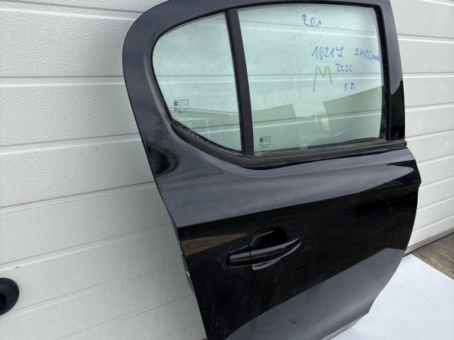 10217 Opel Corsa E Jobb hátsó Ajtó Fekete Z22c