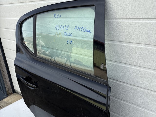 10217 Opel Corsa E Jobb hátsó Ajtó Fekete Z22c