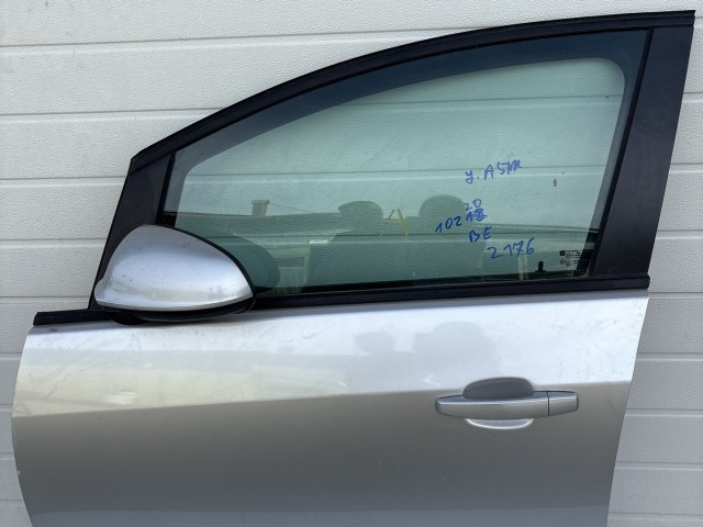 10220 Opel Astra J 2009-2015 Bal első Ajtó Szürke Z176
