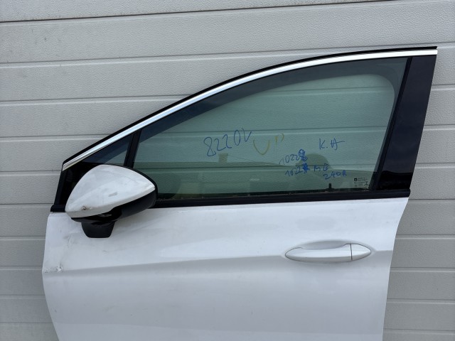 10228 Opel Astra K Bal első Ajtó Fehér