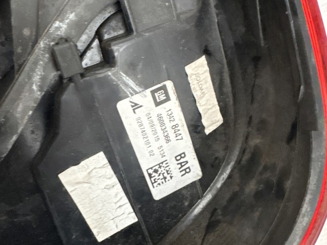 10273 Opel Corsa E Bal hátsó Lámpa 5 ajtós