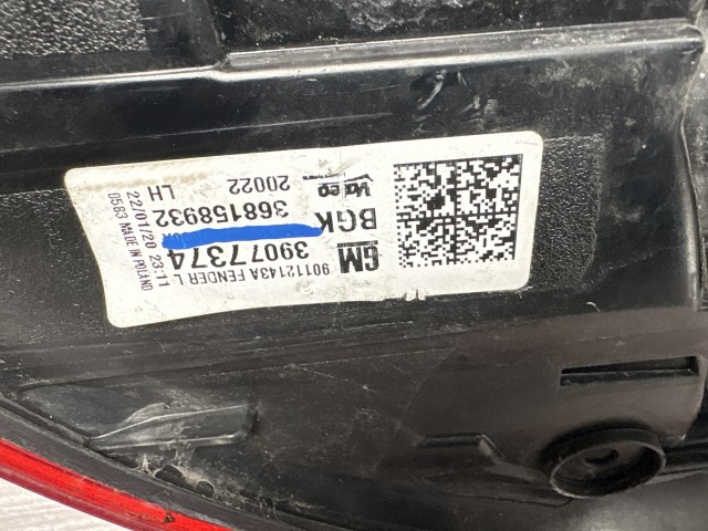 10287 Opel Astra K Bal hátsó kombi Lámpa