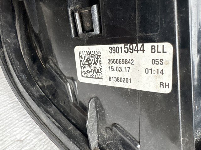 10291 Opel Astra K Jobb hátsó Lámpa 5 ajtós