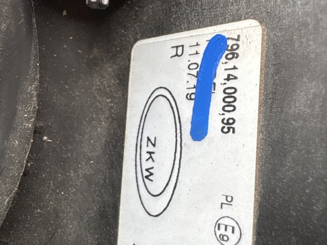 10294 Opel Astra K Jobb első Lámpa Fényszóró Használt Angol