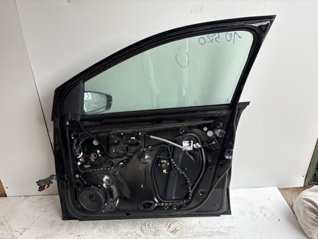10370 Volkswagen Polo 6r 2009-2017 Jobb első Ajtó Használt Fekete 