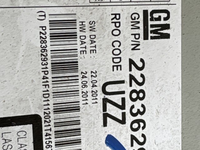 Opel Astra J 2009-2015 Rádió Használt Cd-s   