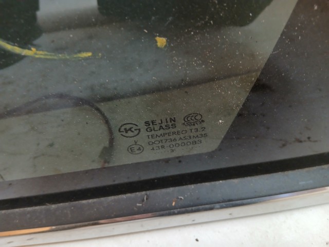 Opel Antara 2006-2015 Jobb C Oszlop Oldalablak Üveg Használt Sötét fix karoszériában