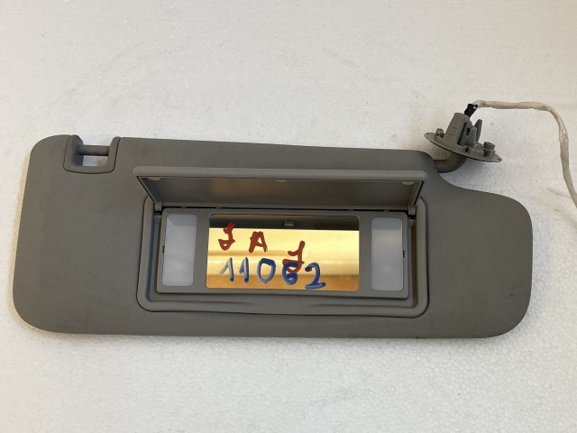 Opel Astra J 2009-2015 jobb Napellenző Használt szürke tükrös világítással