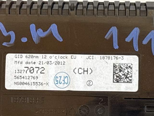 Opel Meriva B 2010-2017 Infócenter, Közép kijelző Használt