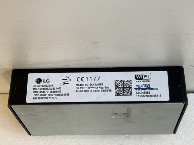 Opel Astra K 2015 Wifi modul