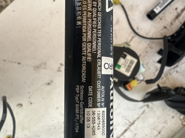 Opel Astra J 2009-2015 Bal első Övfeszítő
