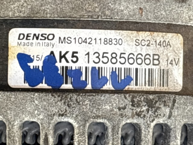 Opel Corsa E 2014-2019 Generátor b14xer