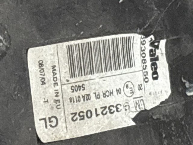 11480 Opel Meriva A 2003-2010 Bal első Lámpa Fényszóró