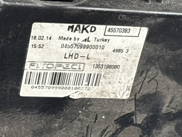11497 Fiat Fiorino , Qubo 2007-2016 Bal első Lámpa Fényszóró