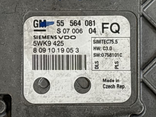 Opel Astra H 2004-2010 Motorvezérlő Használt   