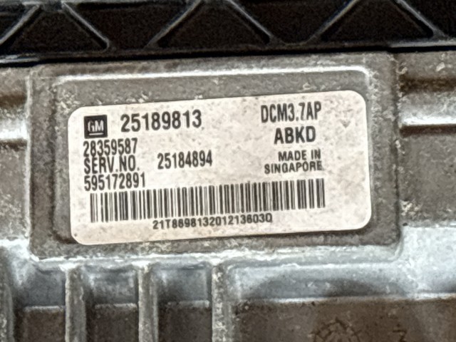 Opel Antara 2006-2015 Motorvezérlő 2.2 cdti z22d1