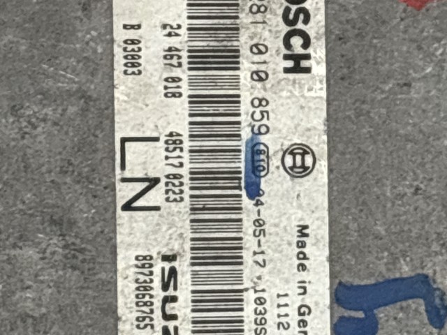 Opel Astra G 1998-2008 1998-2008 Motorvezérlő Használt   