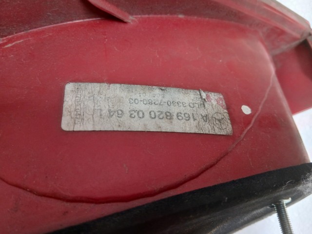 7298 Mercedes Benz A-Class(W169) 2004-2012 Bal hátsó Lámpa