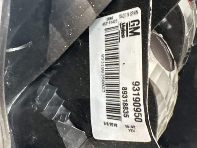 7291 Opel Corsa D 2006-2014 Bal hátsó Lámpa 5 ajtós