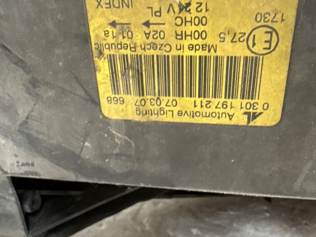 7150 Mercedes Benz A-Class(W169) 2004-2012 Bal első Lámpa Fényszóró