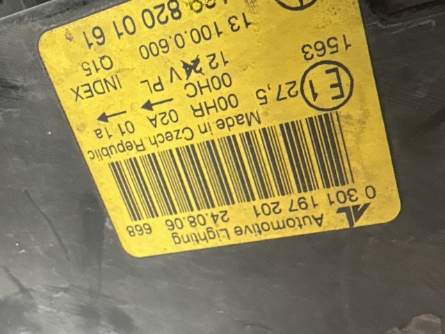 7149 Mercedes Benz A-Class(W169) 2004-2012 Bal első Lámpa Fényszóró