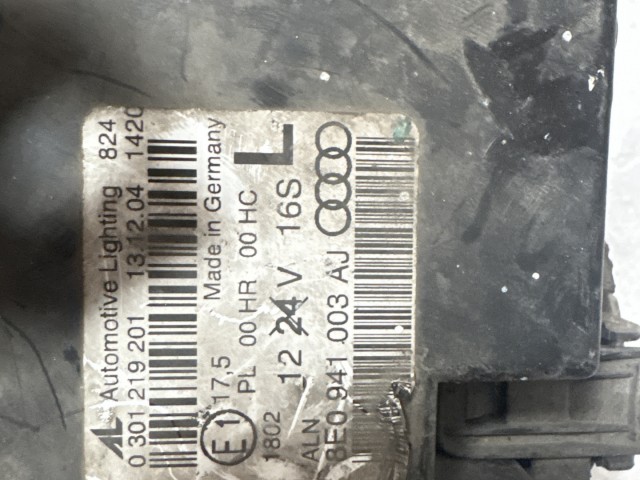 12185 Audi A4 B7 2004-2008 Bal első Lámpa Fényszóró