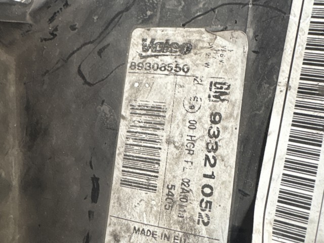 12198 Opel Meriva A 2003-2010  Bal első Lámpa Fényszóró