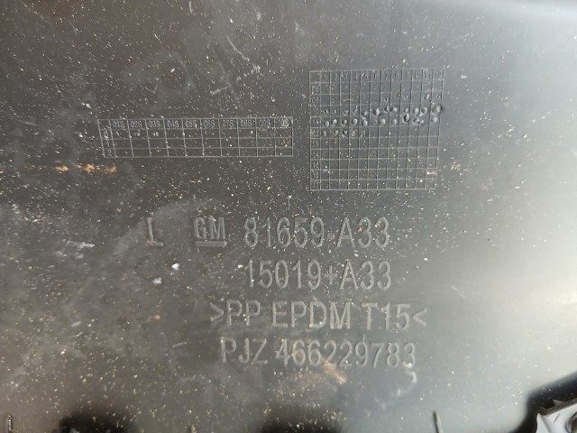 12216 Opel Meriva B bal hátsó ajtókárpit
