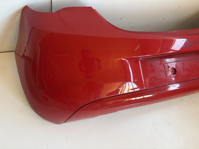 2619 Opel Corsa E 2014-2019 Hátsó Lökhárító Piros Z50b 5 ajtós