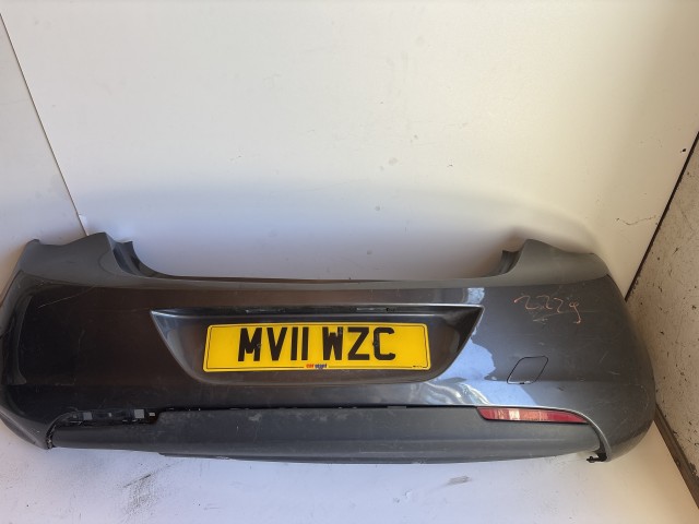 2229 Opel Astra J 2009-2015 Hátsó Lökhárító Használt Grafit z177 5 ajtós