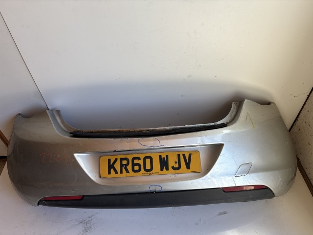 2221 Opel Astra J 2009-2015 Hátsó Lökhárító Szürke 5 ajtós