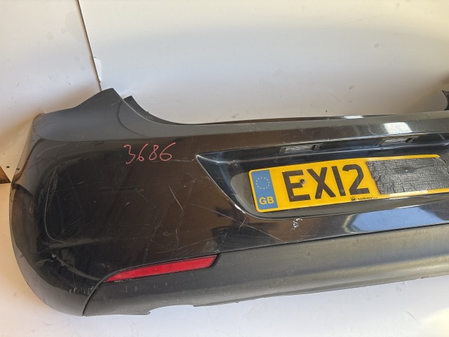 3686 Opel Astra J 2009-2015 Hátsó Lökhárító Használt 5 ajtós