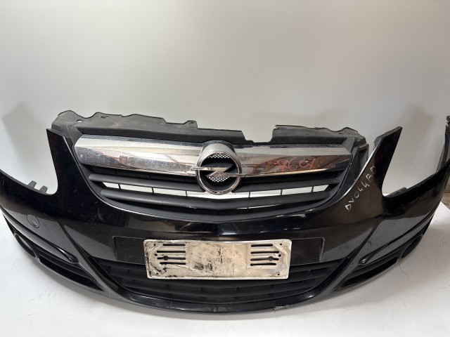 8607 Opel Corsa D 2006-2014 első Lökhárító Fekete Z20R