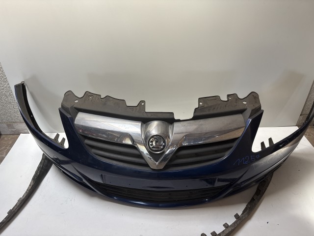 12257 Opel Corsa D 2006-2014 Első Lökhárító Használt Kék z21b