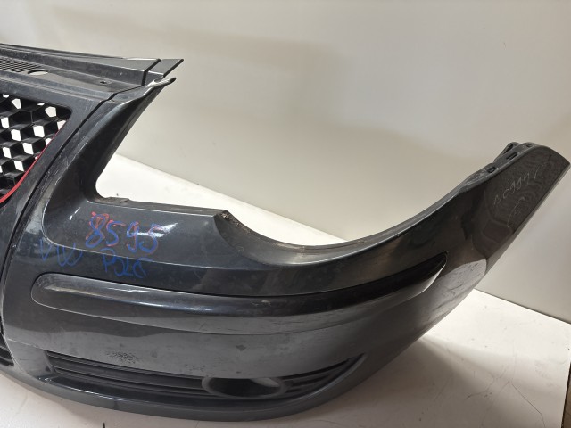 8595 Volkswagen Polo 2005-2009 első Lökhárító Használt Fekete 