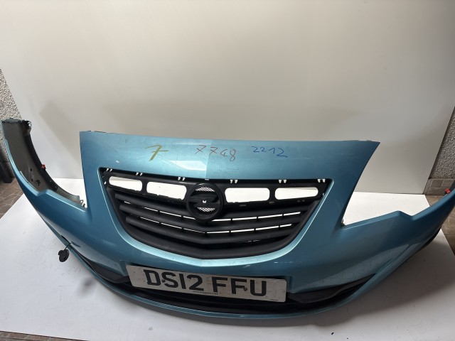 7748 Opel Meriva B 2010-2017 Első Lökhárító Tükiszkék Z21Z