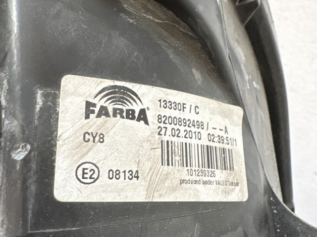 8530 Renault Clio III. 2007-2014 Jobb első Lámpa Fényszóró