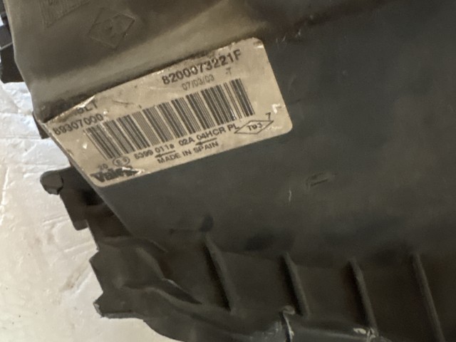 7781 Renault Megane II 2003-2009 Jobb első Lámpa Fényszóró