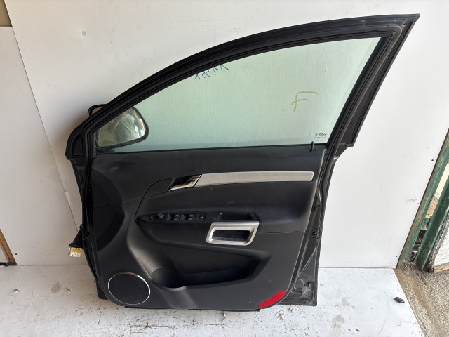 12357 Opel Antara 2006-2015 Jobb első  Ajtó Használt Fekete  Z22c