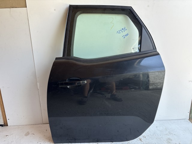 12398 Opel Meriva B 2010-2017 Bal hátsó Ajtó Használt Fekete  Z22C