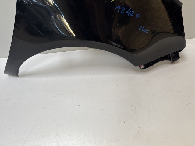 12420 Opel Meriva B 2010-2017 Jobb első Sárvédő Használt Fekete Z22C