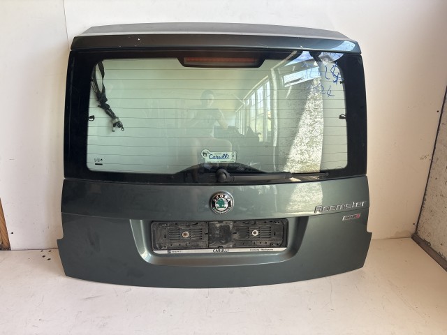 12624 Skoda Roomster 2006-2015 Csomagtérajtó Használt  Zöld 