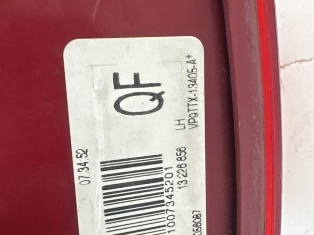 12649 Opel Insignia Kombi Bal hátsó Lámpa 